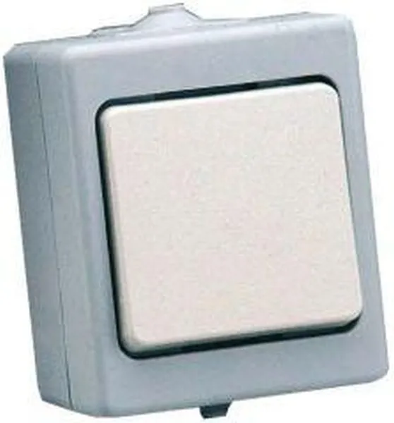 Kopp Universalschalter A/W AP / FR grau/weiss