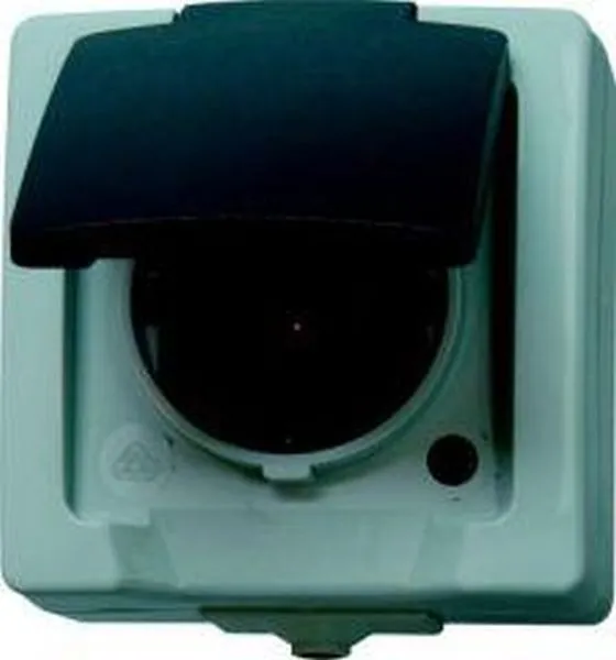 Kopp Schutzkontakt-Steckdose AP-FR, Nautic grau