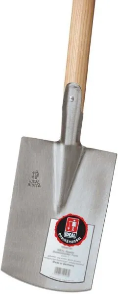 Ideal Britta-Damenspaten mit Esche-Knopfstiel, poliert Gr. 0