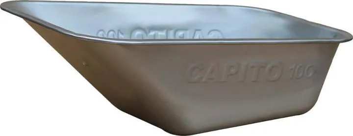 Capito Mulde 100 Liter für Allcar 100 verzinkt gelocht 0,9 mm