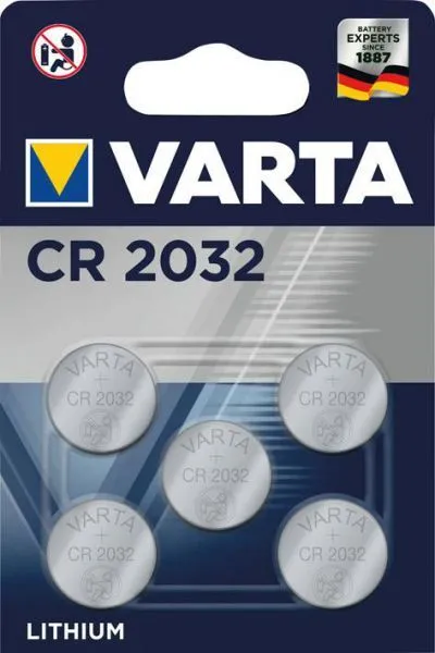 VARTA Batterie ELECTRO CR2032 5er Blister