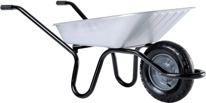 Haemmerlin Schubkarre AKTIV SOFT 90 verzinkte Mulde
