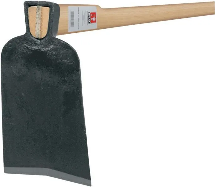 Idealspaten Ulmer Hacke geschmiedet mit Eschestiel 1350 mm Gr.0