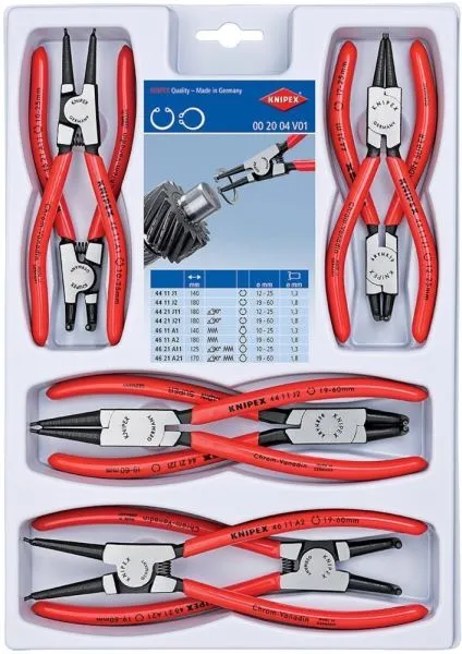Knipex Sicherungsringzangenset 8tlg. Schaummodul
