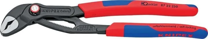 Knipex Wapuzange Cobra QuickSet 250mm 2K 8722250