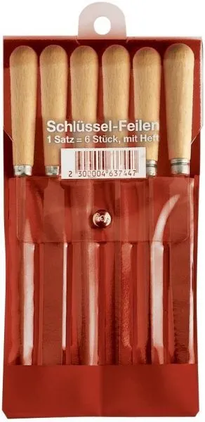 Fortis Schlüsselfeilen-Satz 100mm H2 Tasche