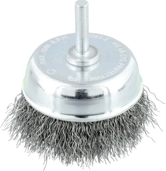 Osborn Topfbürste Stahldraht 6mm 75mm grob gewellt
