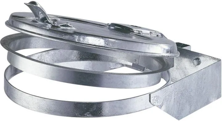 Wandhalter 70 - 120 l mit vzkt. Stahldeckel