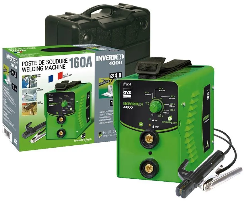 GYS E-Hand Elektroden Schweißgerät INVERTER 4000 im Koffer mit Zubehör