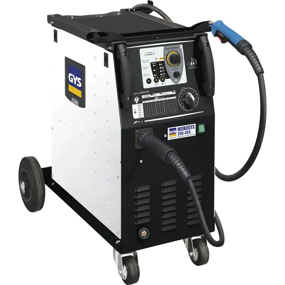 GYS Schweißgerät MONOGYS 250-4CS mit Zubehör - ohne Druckminderer - 020368