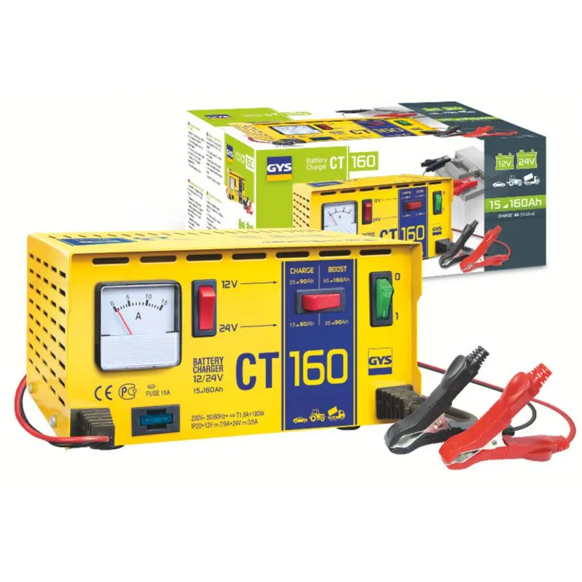GYS traditionelles automatisches Batterieladegerät CT 160 12/24V 024106