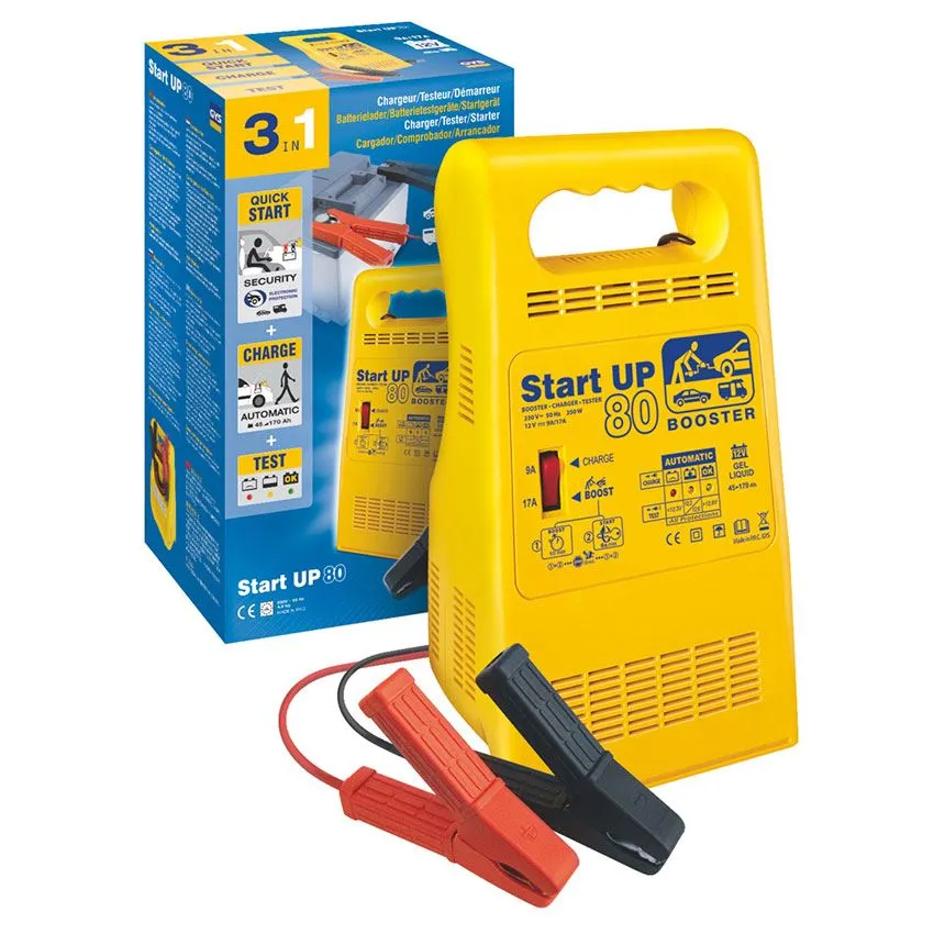 GYS 3in1 START UP 80 024922 Batterieladegerät Batterietester Starter 12V