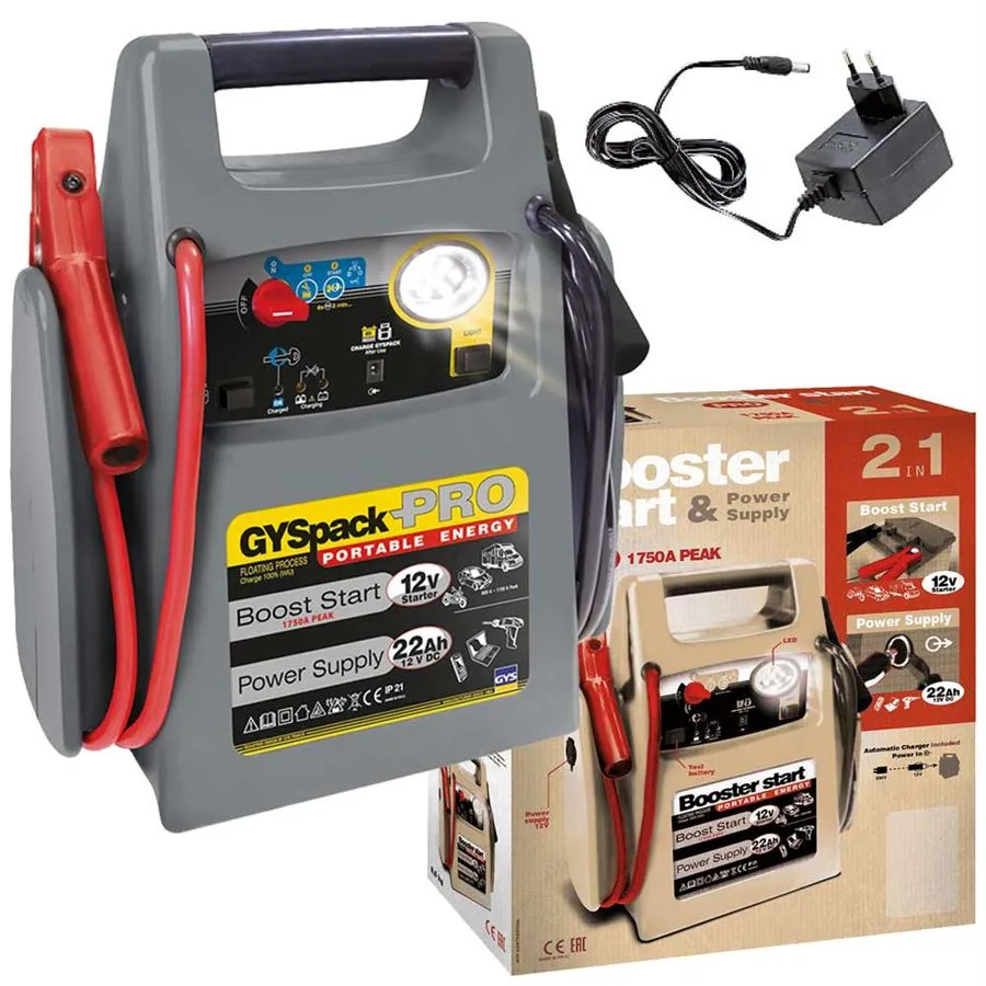 GYS GYSPACK PRO 026155 netzunabhängiges Starthilfegerät + Stromquelle 12V