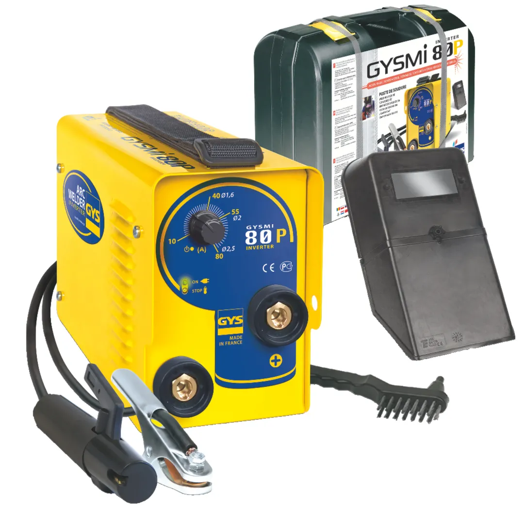GYS GYSMI 80P 80 P E-Hand Inverter Schweißgerät 029941 im Koffer mit Zubehör