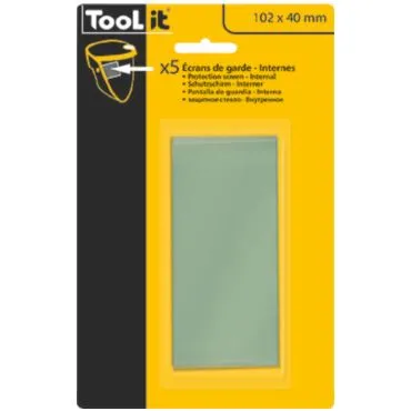 GYS 040830 5x Innenscheiben 102mm x 40mm für Schweißhelm GYS TECHNO 11