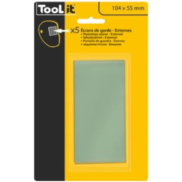 GYS 040847 5x Innenscheiben 104mm x 55mm für GYS LCD MASTER11 und mehr