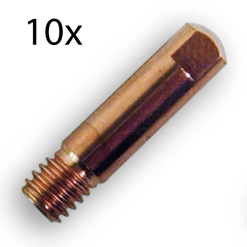 GYS 10 Kontaktrohre für MIG-Brenner 350/500A - Ø 1,2mm/M8 - Alu - 419773