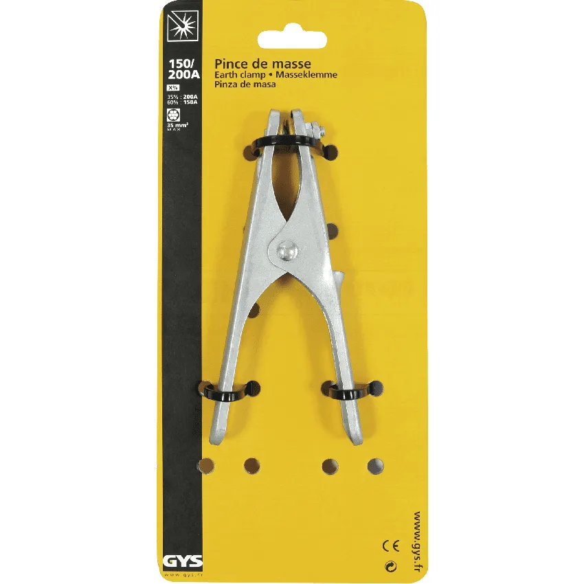 GYS Masseklemme CROCO A200.35 – 200A – 35mm² - Blister - 043107
