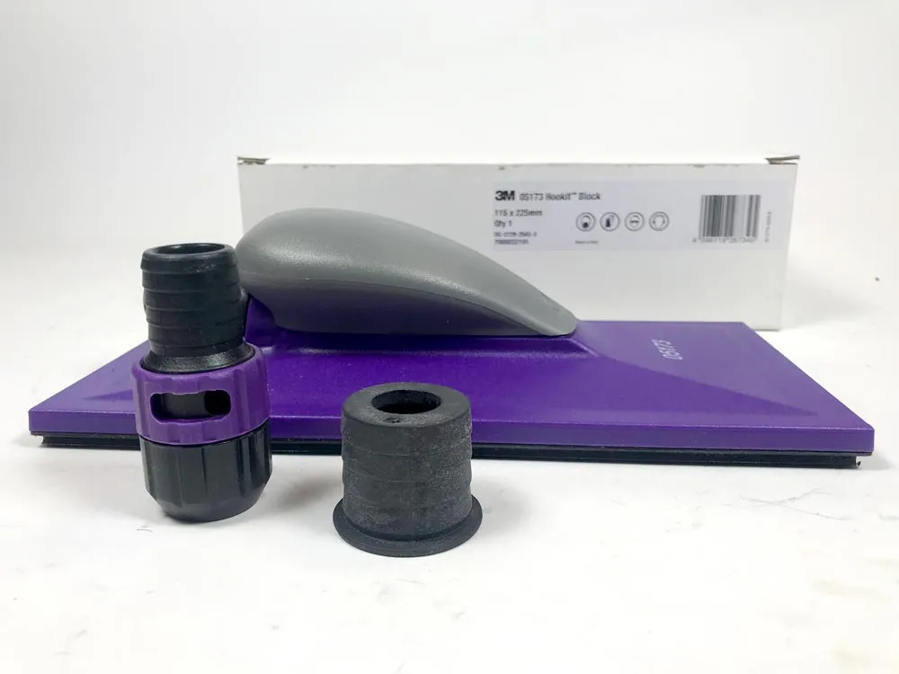 3M™ 05173 5173 Hookit™ Purple Premium Handblock 115x225mm Multihole Handblock