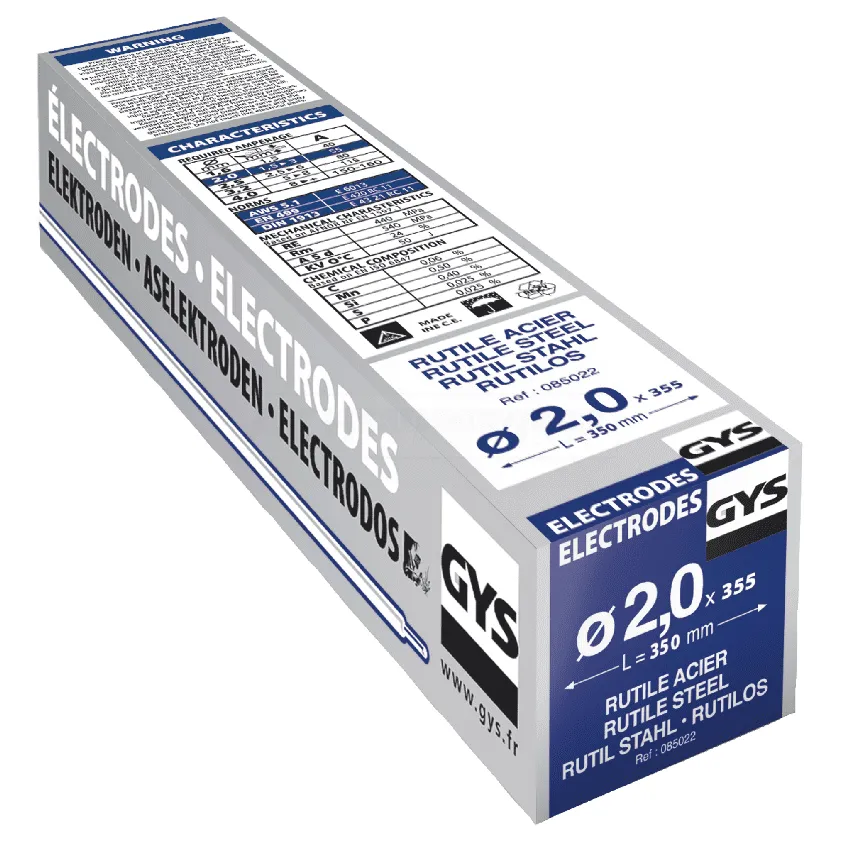 GYS 355 Rutil-Elektroden Stahl - Ø 2,0 mm - Karton - 085022