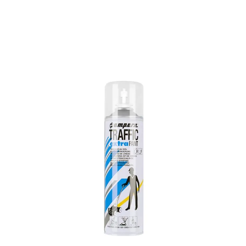1 Dose Bodenmarkierspray Traffic Extra 500ml/Dose weiss