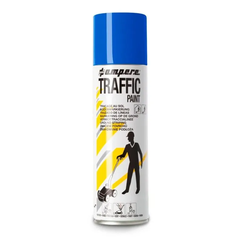 1 Dose Bodenmarkierspray Traffic Paint 500ml/Dose blau