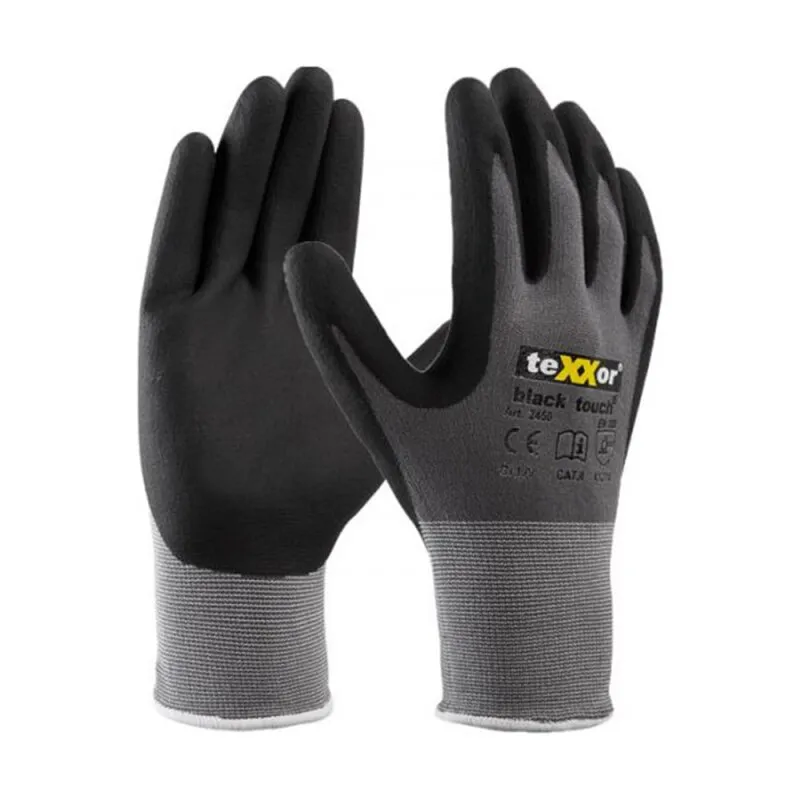 1 Paar Montagehandschuh black touch® - teXXor® - 2450 Größe 9
