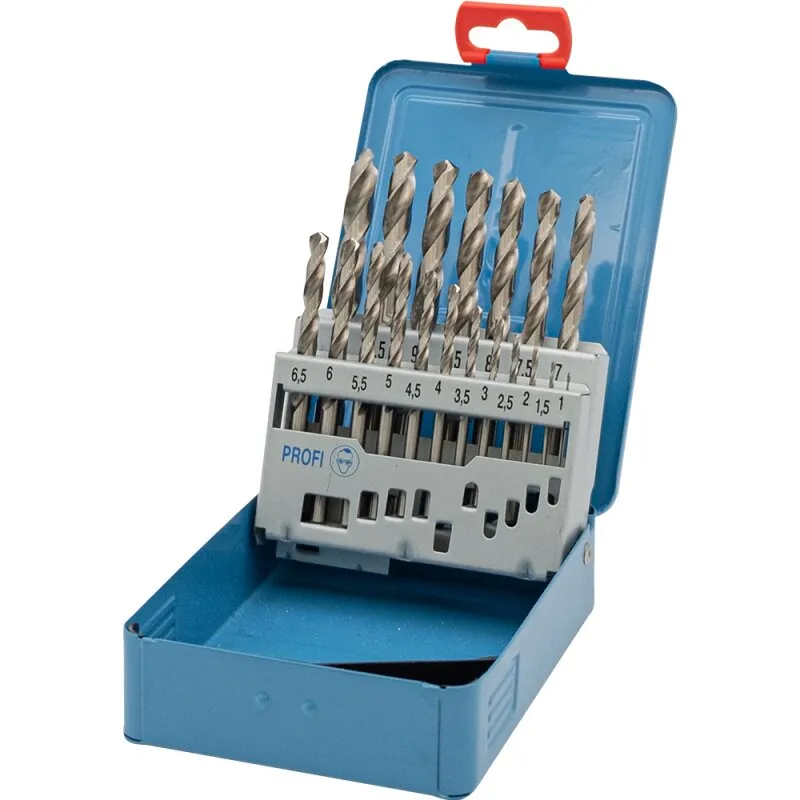 1 Stück HSS Spiralbohrersatz geschliffen 1 - 10 x 0.5 19-tlg.