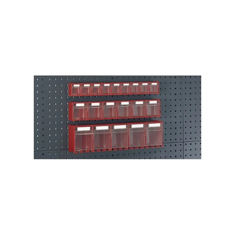 1 Stück Klarsichtmagazin Typ 2 TxH 96 x 112mm - 6 Kästen