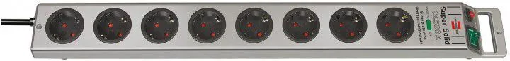 Brennenstuhl Steckdosenleiste 8 fach mit Überspannungsschutz 2,5 m lang