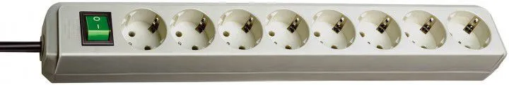 Brennenstuhl Steckdosenleiste Eco Line 8 Stecker mit 3 m