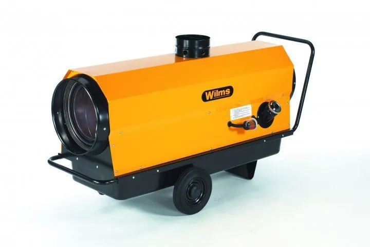 Heissluftturbine Wilms BV 135 mit Abgasführung