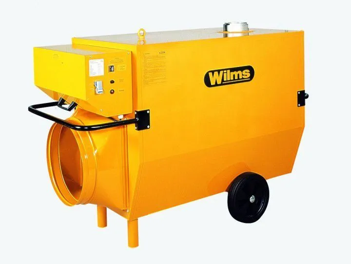 Wilms Ölheizer BV 155 mit Abgasführung