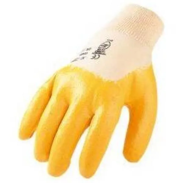 Handschuh, Nitril, Gr. 8, gelb