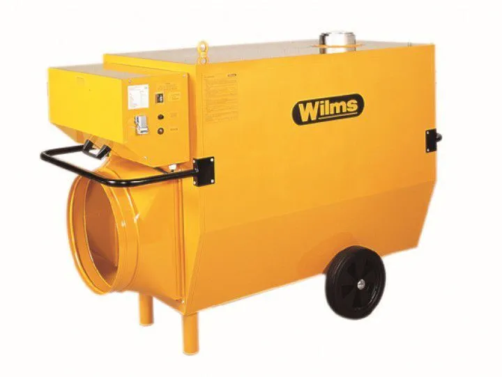 Heissluftturbine Wilms BV 185 mit Abgasführung