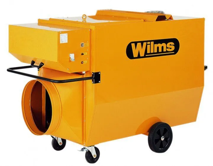 Heissluftturbine Wilms BV 385 mit Abgasführung