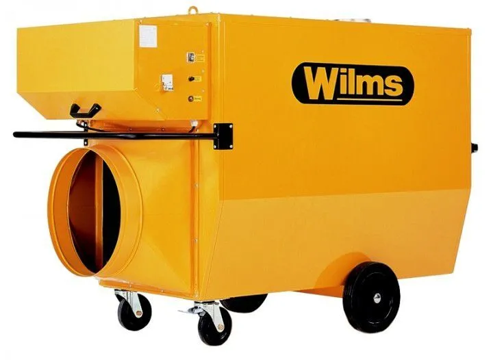 Heissluftturbine Wilms BV 535 mit Abgasführung