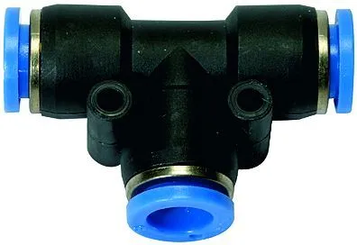 RIEGLER T-Steckverbindung "Blaue Serie" Kunststoff max. 15 bar