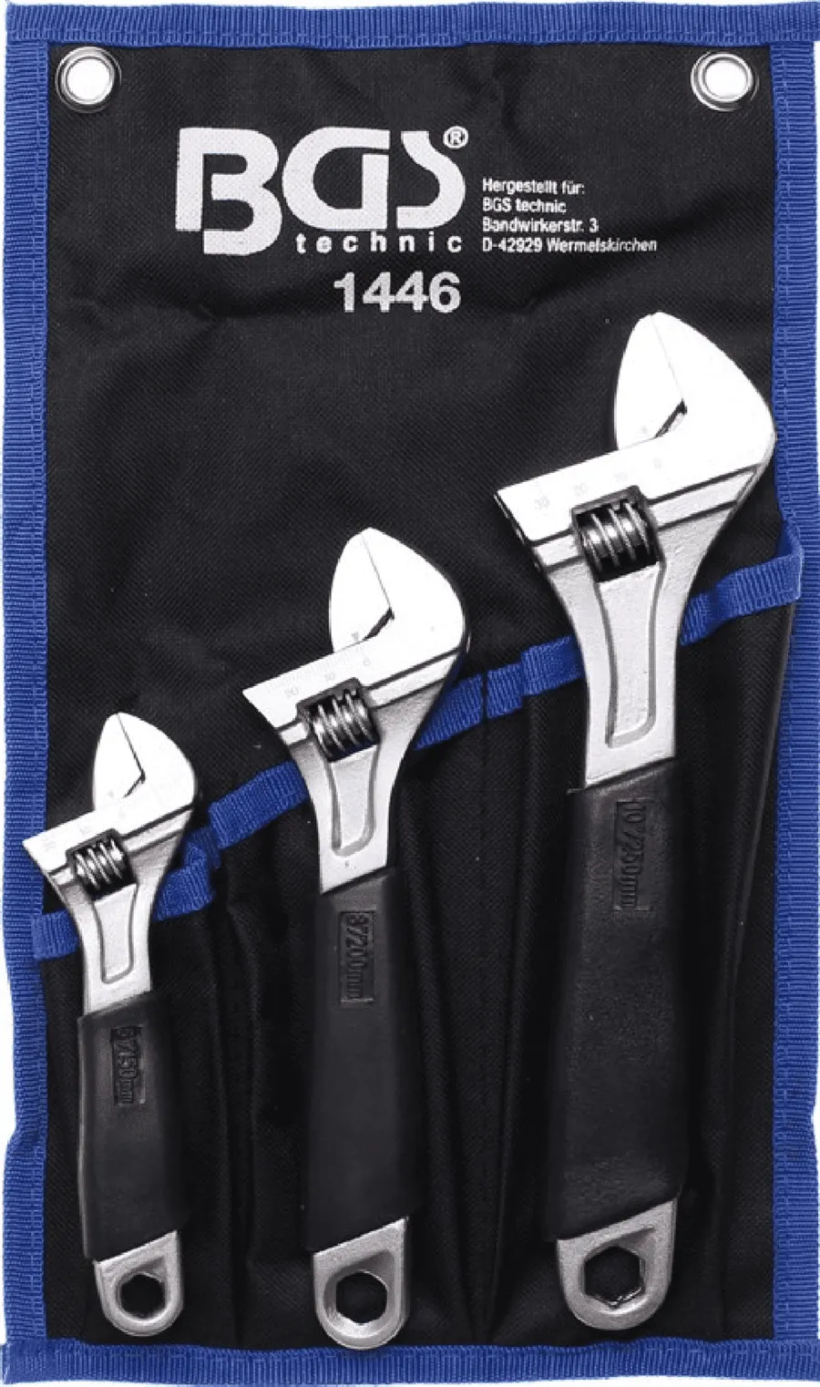 BGS Rollgabelschlüssel-Satz mit Kunststoff-Softgriff | 3-tlg. – 1446