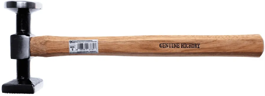 BGS Karosseriehammer | runder, flacher Kopf / quadratischer, flacher Kopf – 1672-2