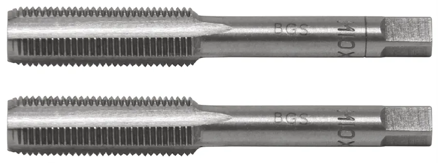 BGS Gewindebohrer | Vor- und Fertigschneider | M10 x 1,0 | 2-tlg. – 1900-M10X1.0-B