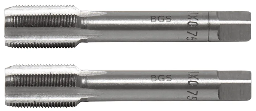 BGS Gewindebohrer | Vor- und Fertigschneider | M11 x 0,75 | 2-tlg. – 1900-M11X0.75-B