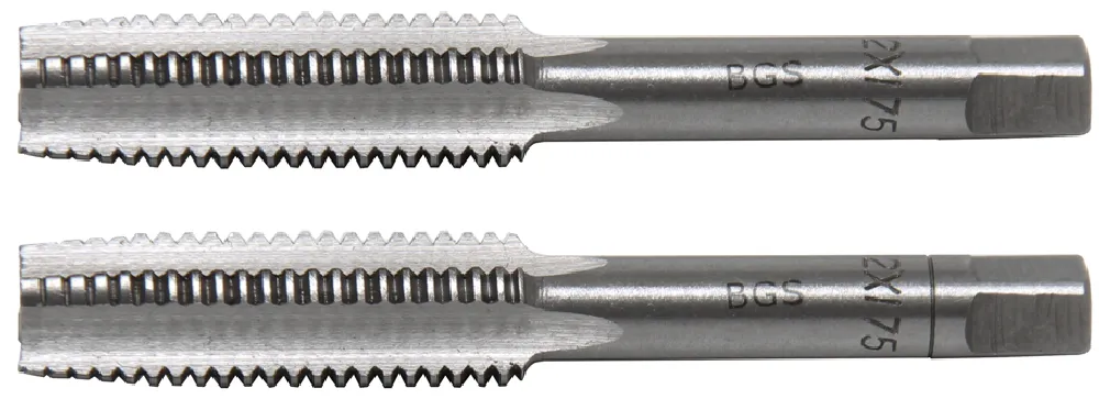 BGS Gewindebohrer | Vor- und Fertigschneider | M12 x 1,75 | 2-tlg. – 1900-M12X1.75-B