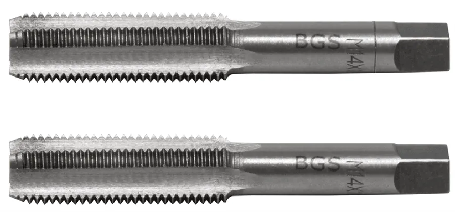 BGS Gewindebohrer | Vor- und Fertigschneider | M14 x 1,5 | 2-tlg. – 1900-M14X1.5-B