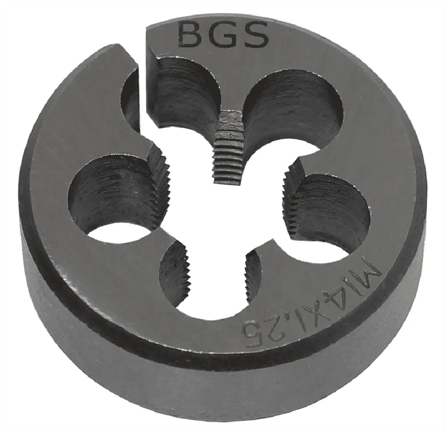 BGS Gewindeschneideisen | M14 x 1,5 x 38 mm – 1900-M14X1.5-S