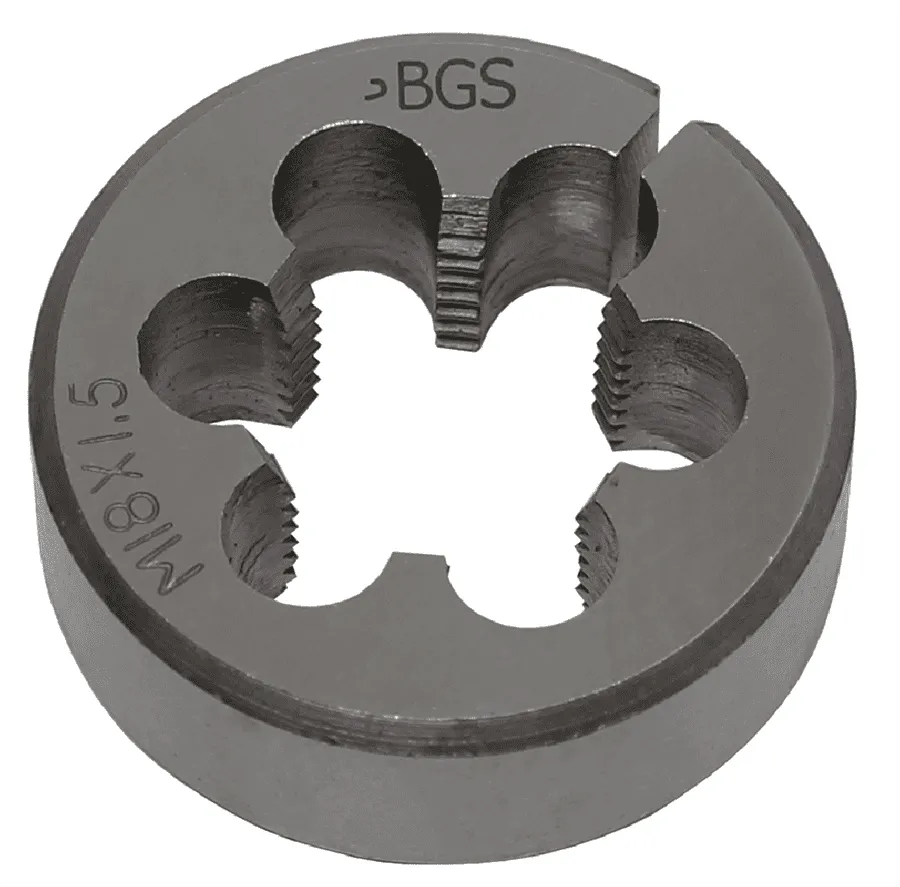 BGS Gewindeschneideisen | M18 x 1,5 x 38 mm – 1900-M18X1.5-S