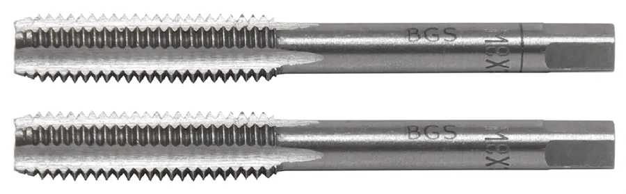 BGS Gewindebohrer | Vor- und Fertigschneider | M8 x 1,25 | 2-tlg. – 1900-M8X1.25-B