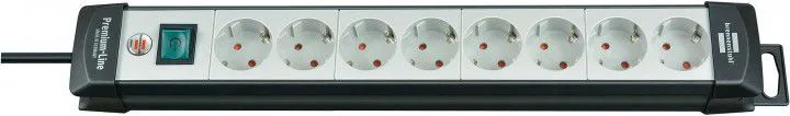 Brennenstuhl 3 m Steckdosenleiste Premium Line 8 Steckplätze