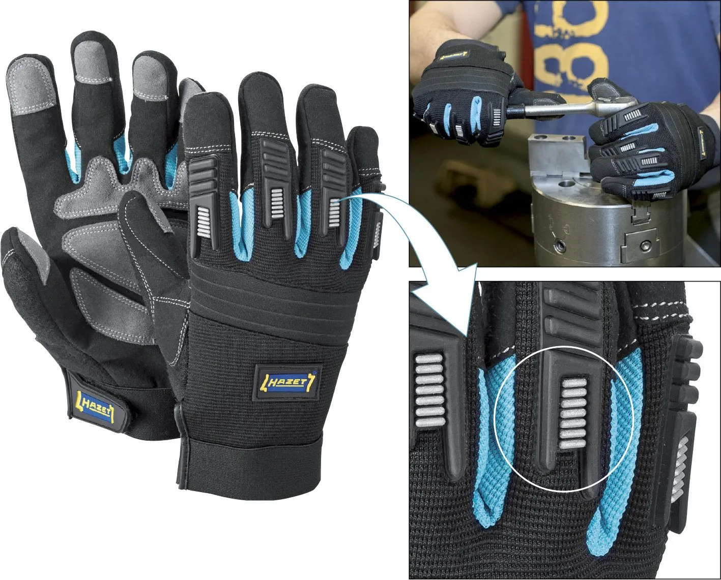 HAZET Mechaniker-Handschuhe 1987-5XL