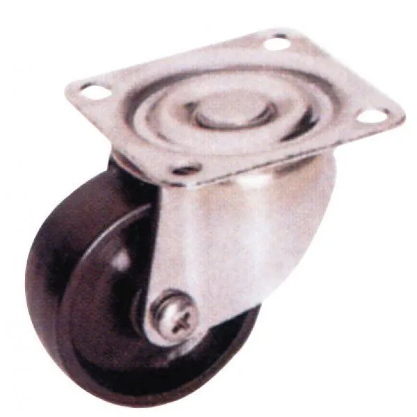 BS Rollen Lenkrolle 40 mm LG.G Stahlbl verz Kunstst.-Rad